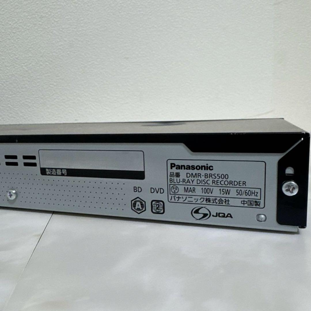 Panasonic DIGA 500GB ブルーレイレコーダー 薄型コンパクト