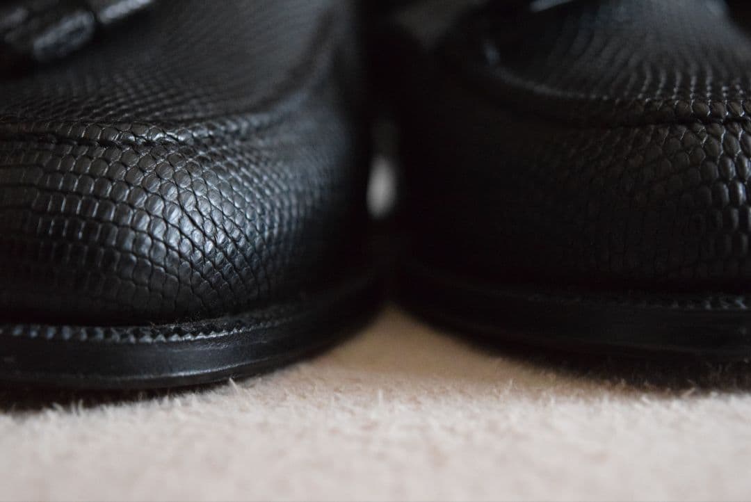 【reo】チャーチ特注 リザードローファー