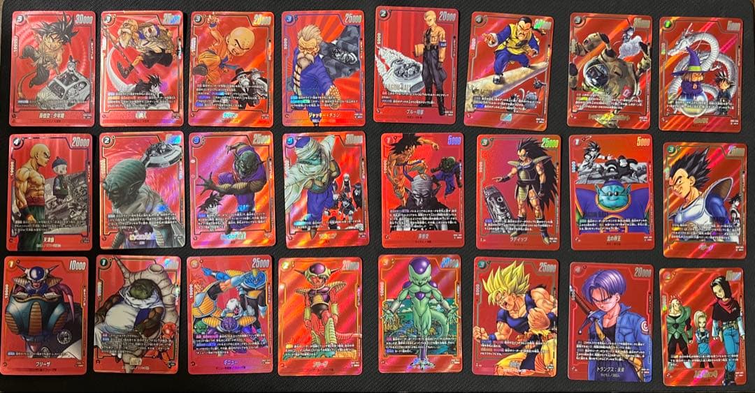 マンガブースター　赤背景　パラレル　34枚　コンプリート