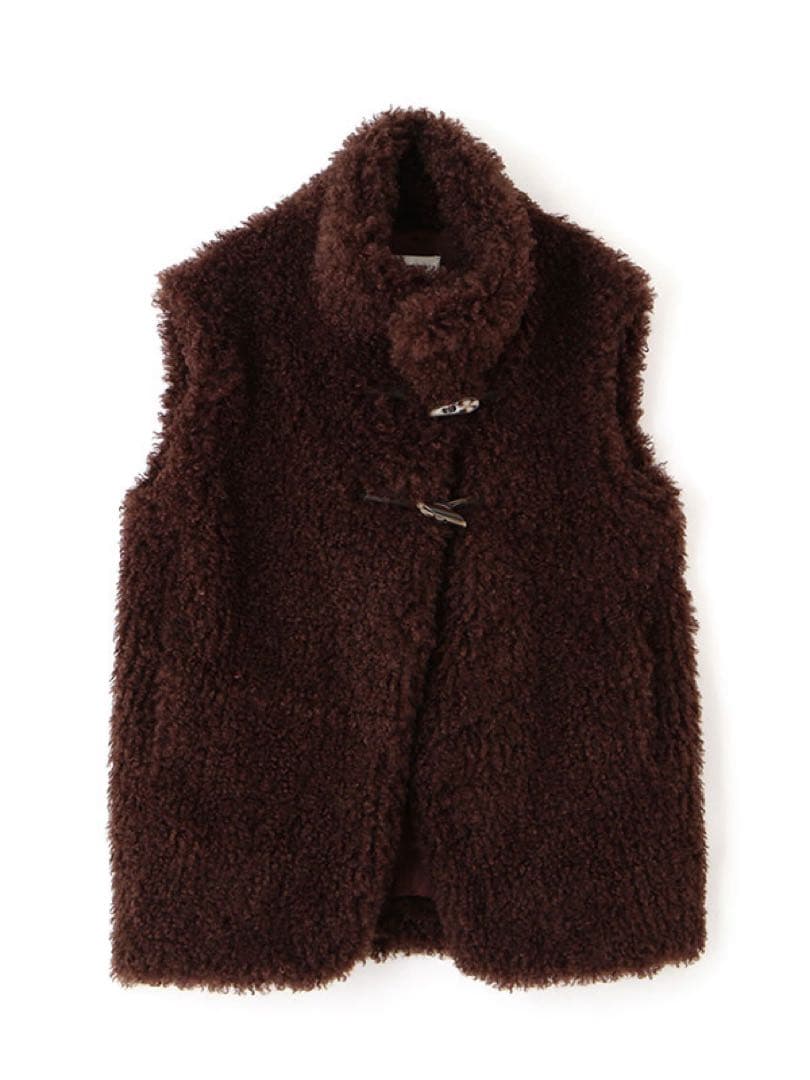 限定値下げ ETRE TOKYO SANTE クリンプフェイクファーベスト 新品