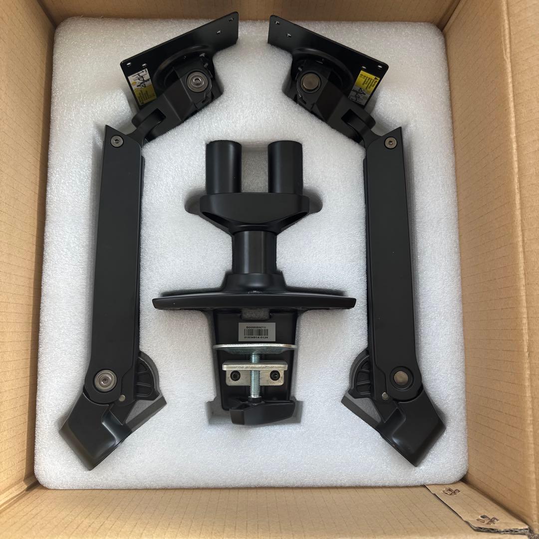 Amazonベーシック デュアルモニターアーム（エルゴトロン製）