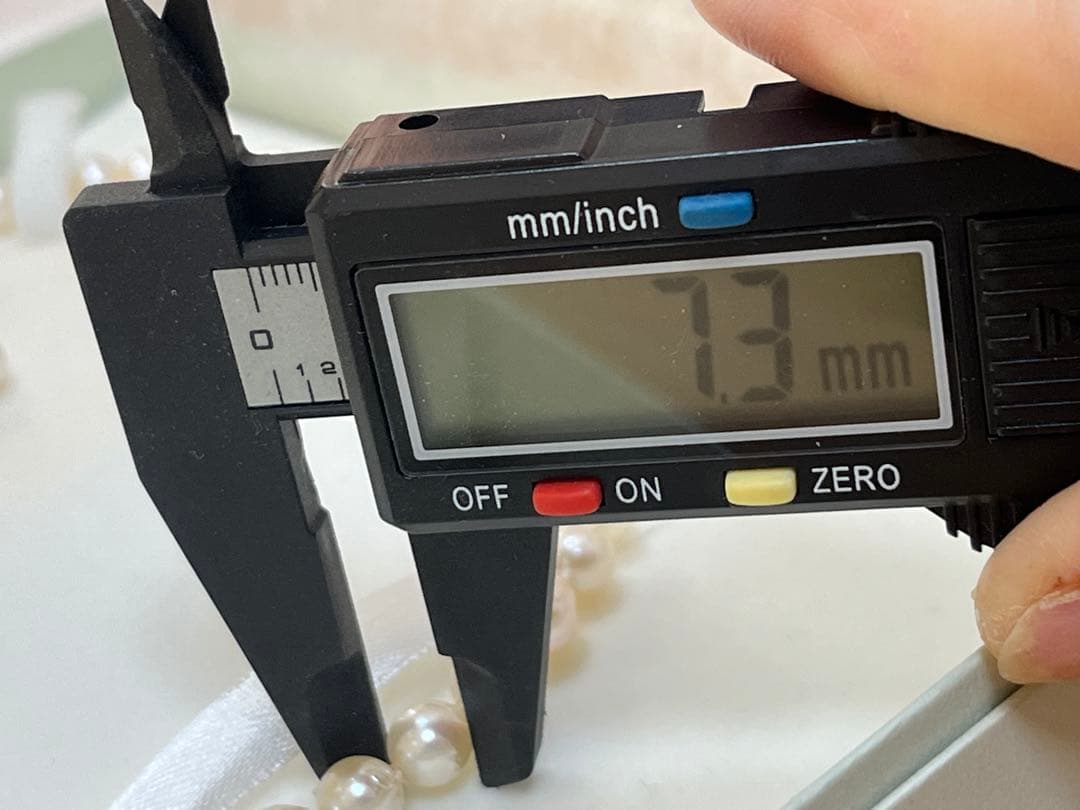 美品　本真珠　パール　ネックレス　イヤリング　指輪　リング　3点セット