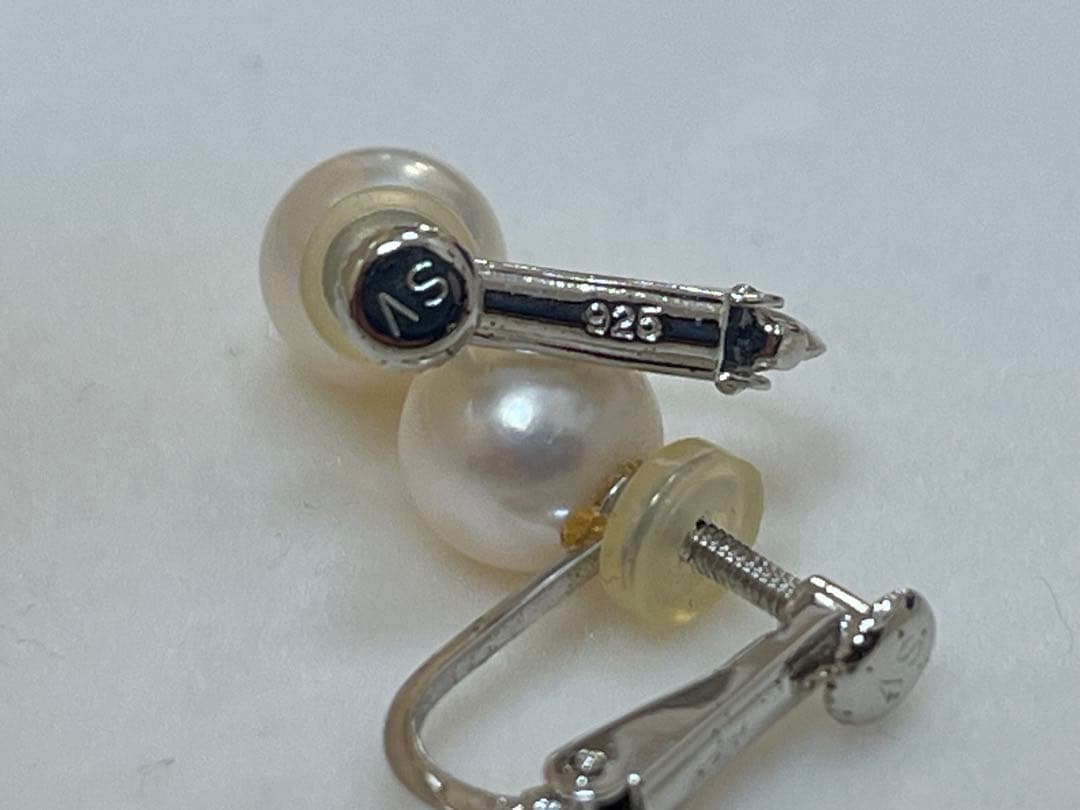 美品　本真珠　パール　ネックレス　イヤリング　指輪　リング　3点セット