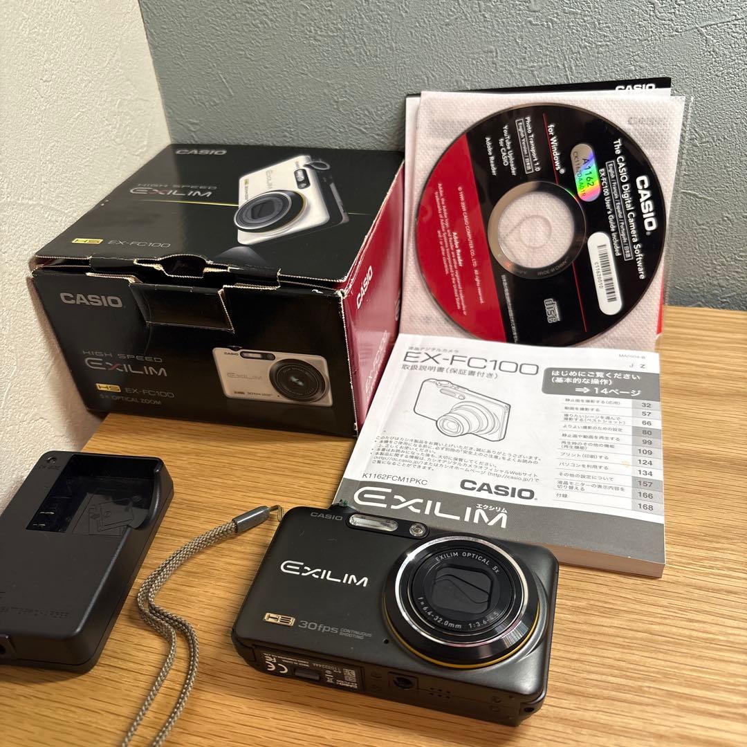 ☆箱付き☆デジカメ☆CASIO EX-FC100 #0342