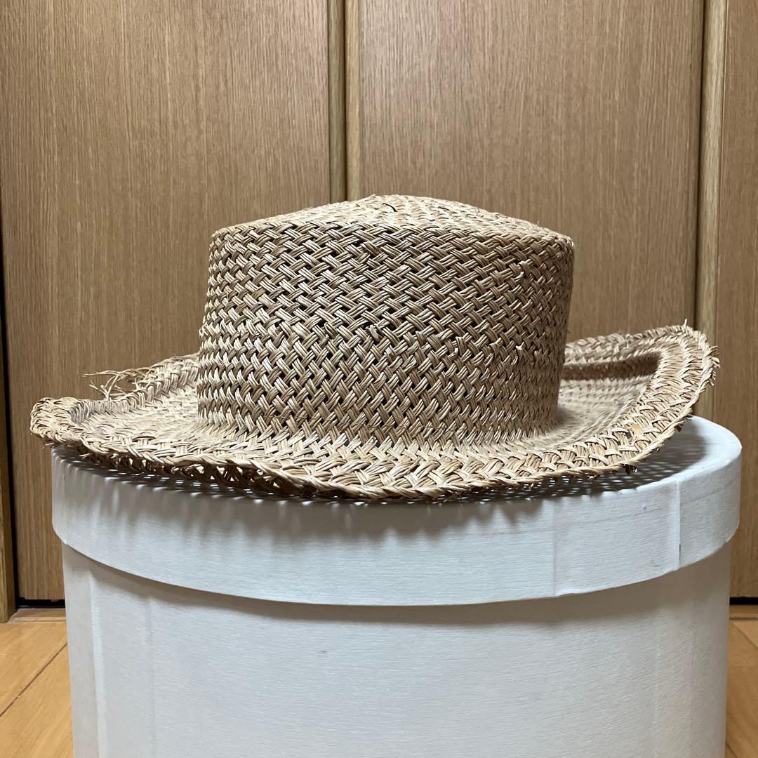 WORLD'S END ベージュ 麦わら帽子