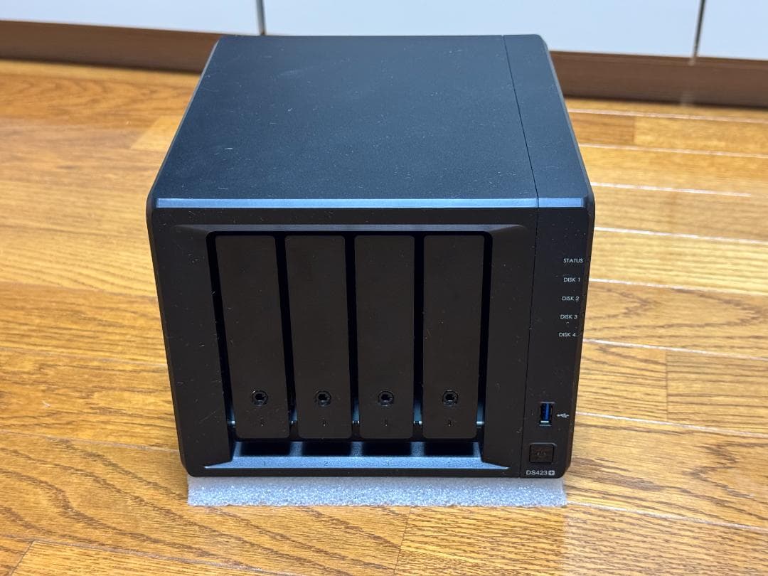 Synology DS423+（RAM増設済・合計6GB）本体のみ・HDDなし