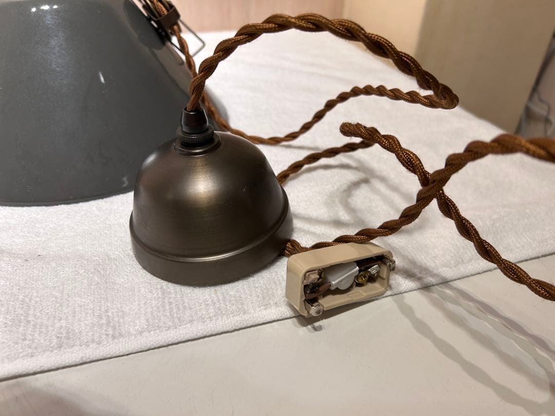 や*ん様 420 　Flame　galette enamel　琺瑯ペンダントライ