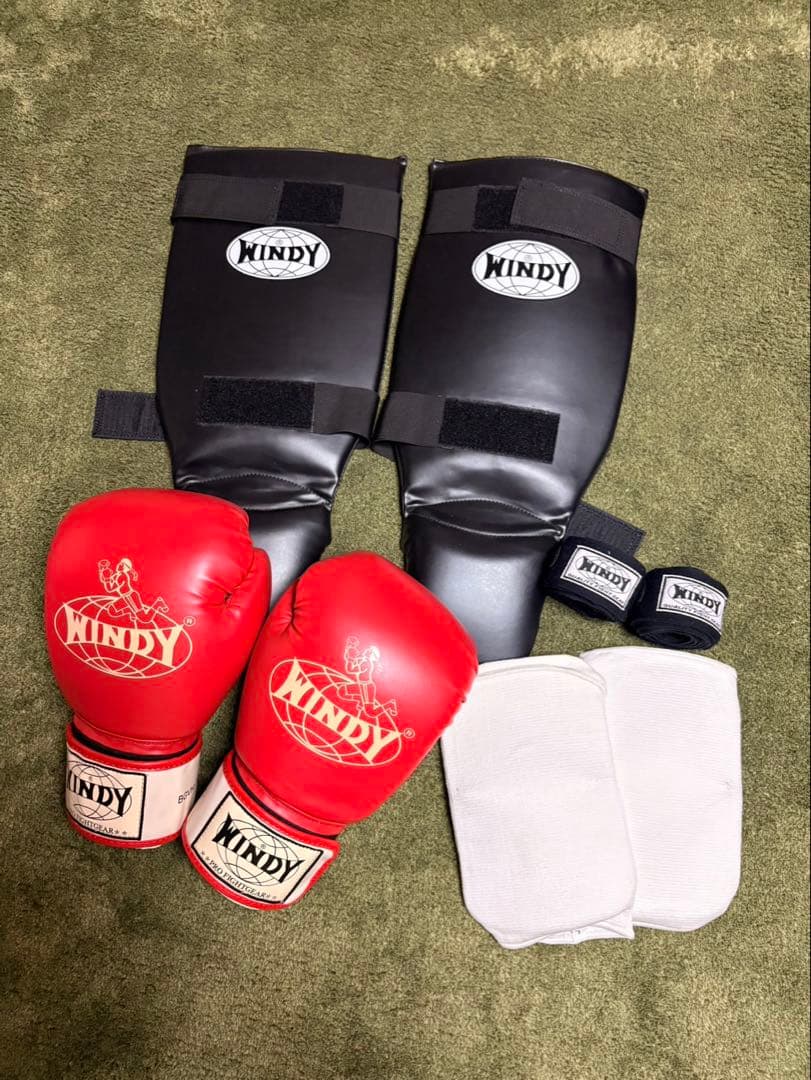 WINDY ボクシンググローブ シンガードセット