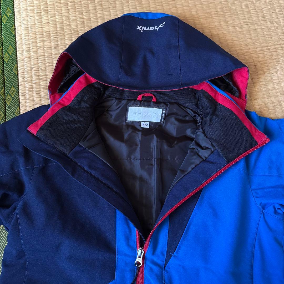 phenixスキーウェア 150サイズ 青赤
