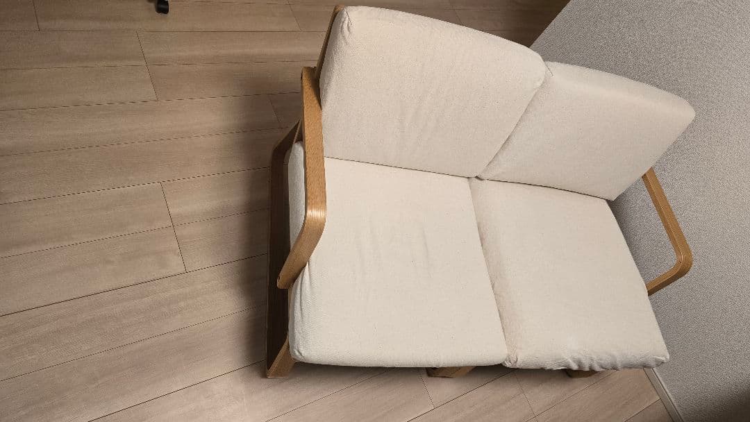モダンデザイン 2人掛けソファ　無印良品