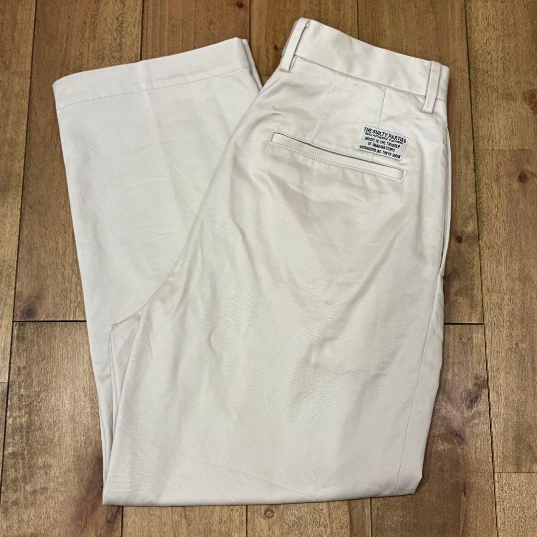 パンツ WACKOMARIA DOUBLE PLEATED CHINO S