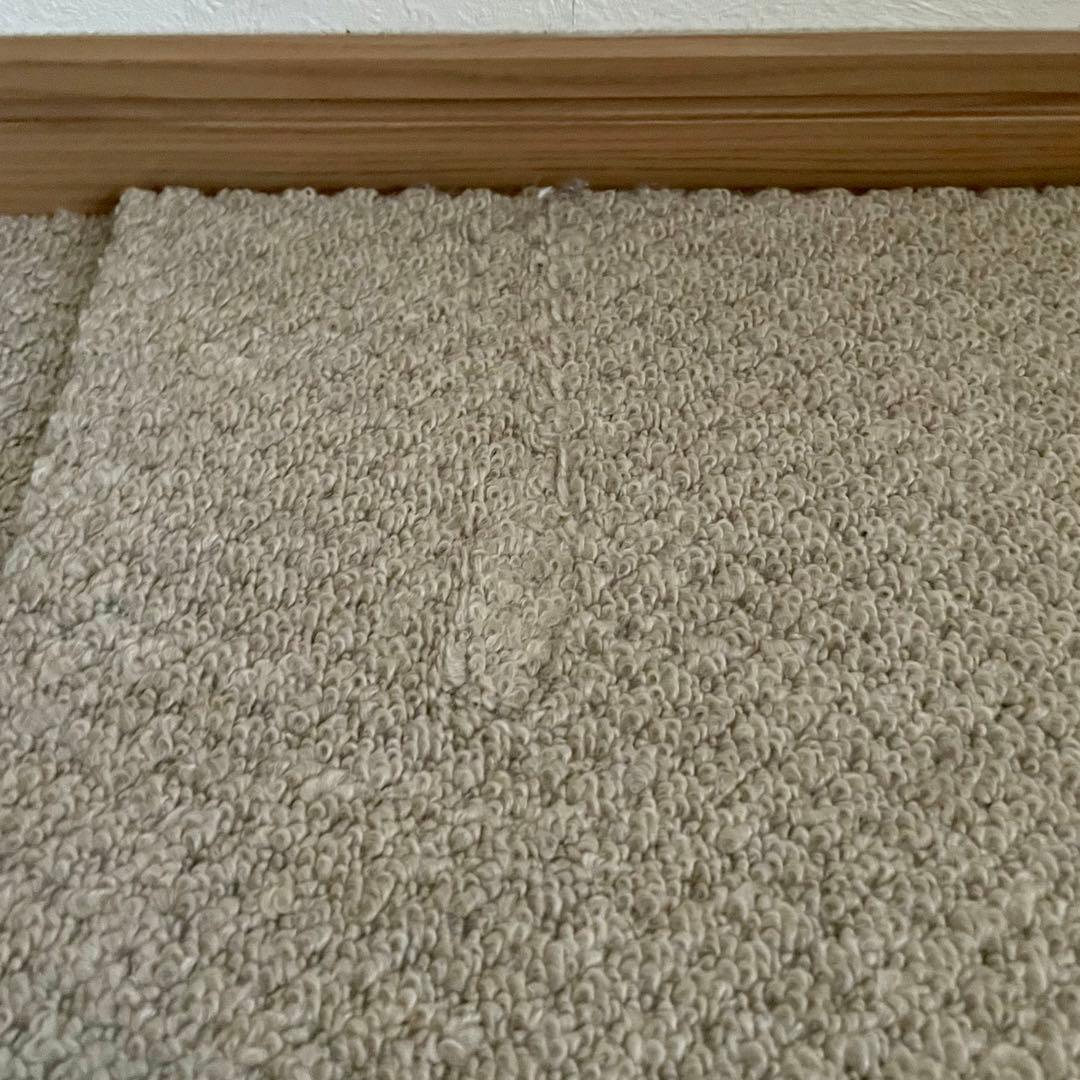 静床ライト シープホワイト 10枚 防音ラグ タイルカーペット③