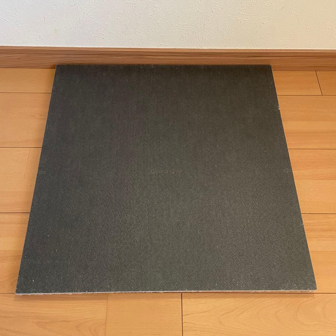 静床ライト シープホワイト 10枚 防音ラグ タイルカーペット③