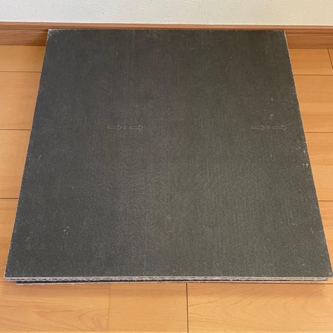 静床ライト シープホワイト 10枚 防音ラグ タイルカーペット③