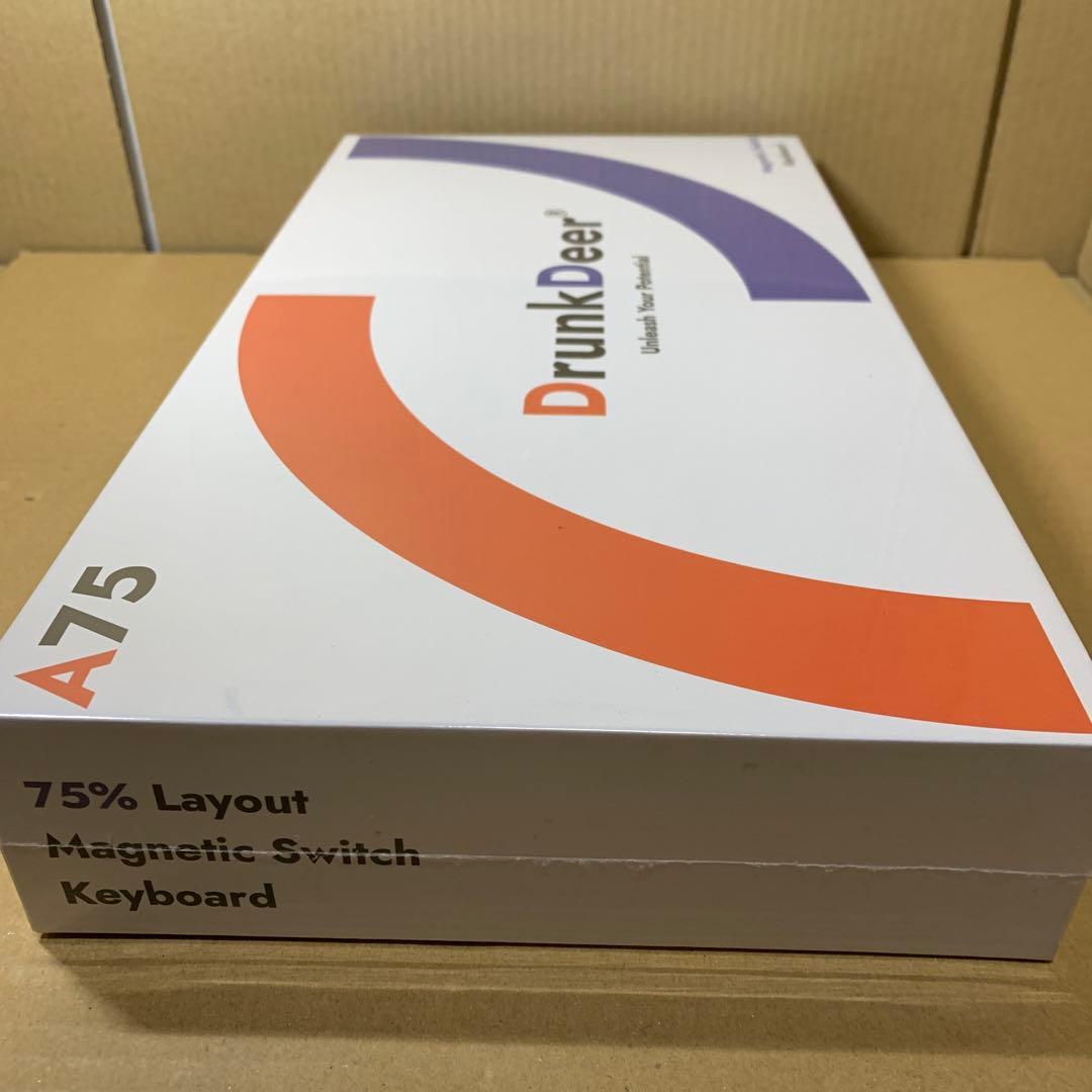 新品未開封　DrunkDeer A75 ラピッドトリガー キーボード ホワイト