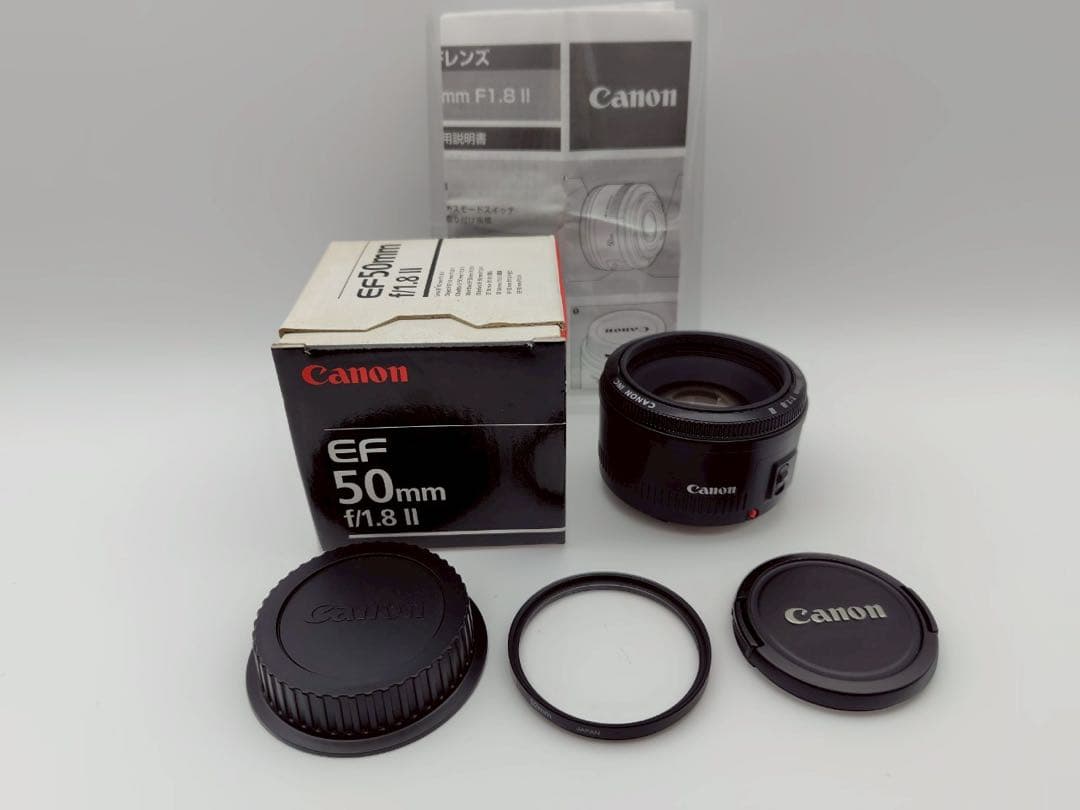 ☆美品【Canon】EF 50mm F1.8 II 単焦点 キャノン キヤノン