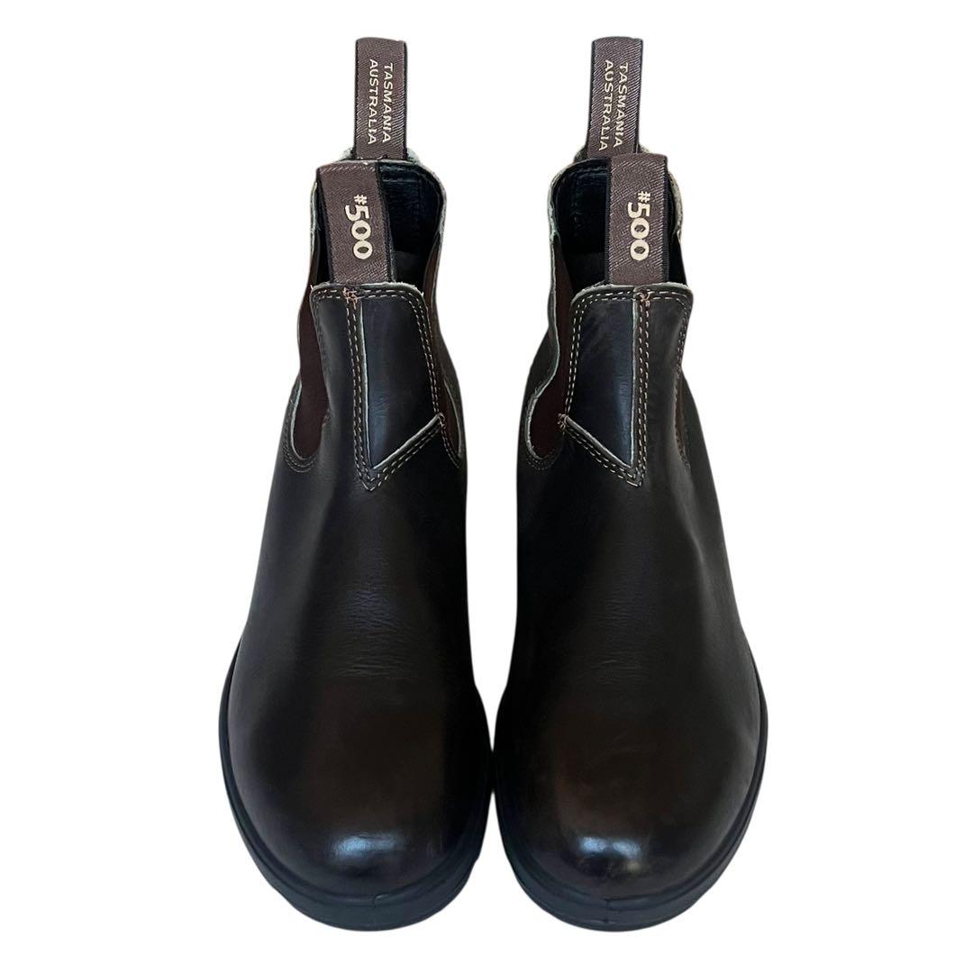 美品 Blundstone 5 #500 サイドゴア アンクルブーツ ブラウン