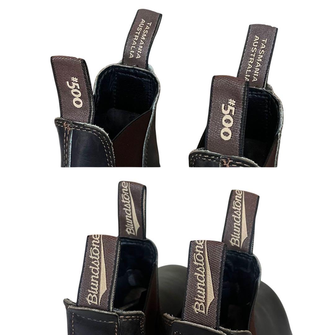 美品 Blundstone 5 #500 サイドゴア アンクルブーツ ブラウン
