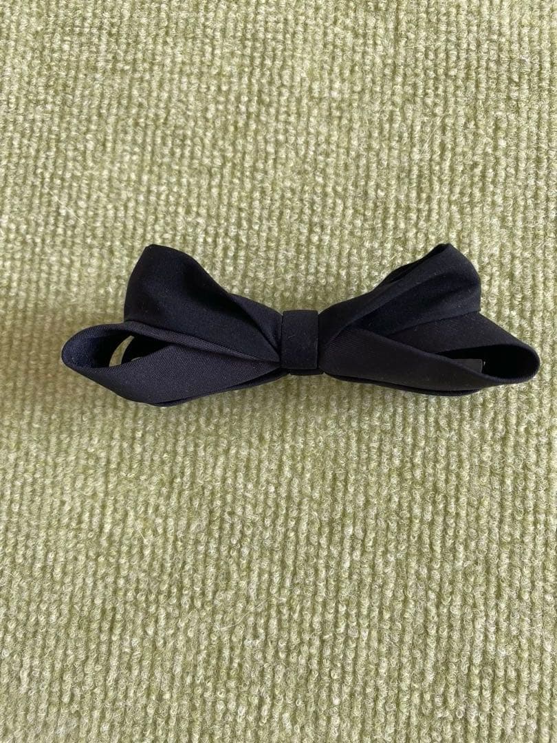 Complex Biz！土日セール！プレーンリボン バナナクリップブラック