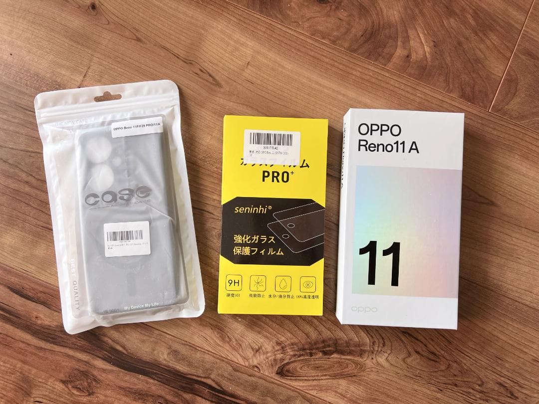 OPPO Reno11 A 本体とケース・ガラスセット