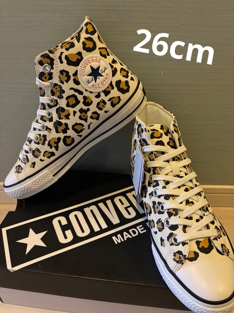 ANConverse CT HD ヒョウ柄 ハイカットスニーカー