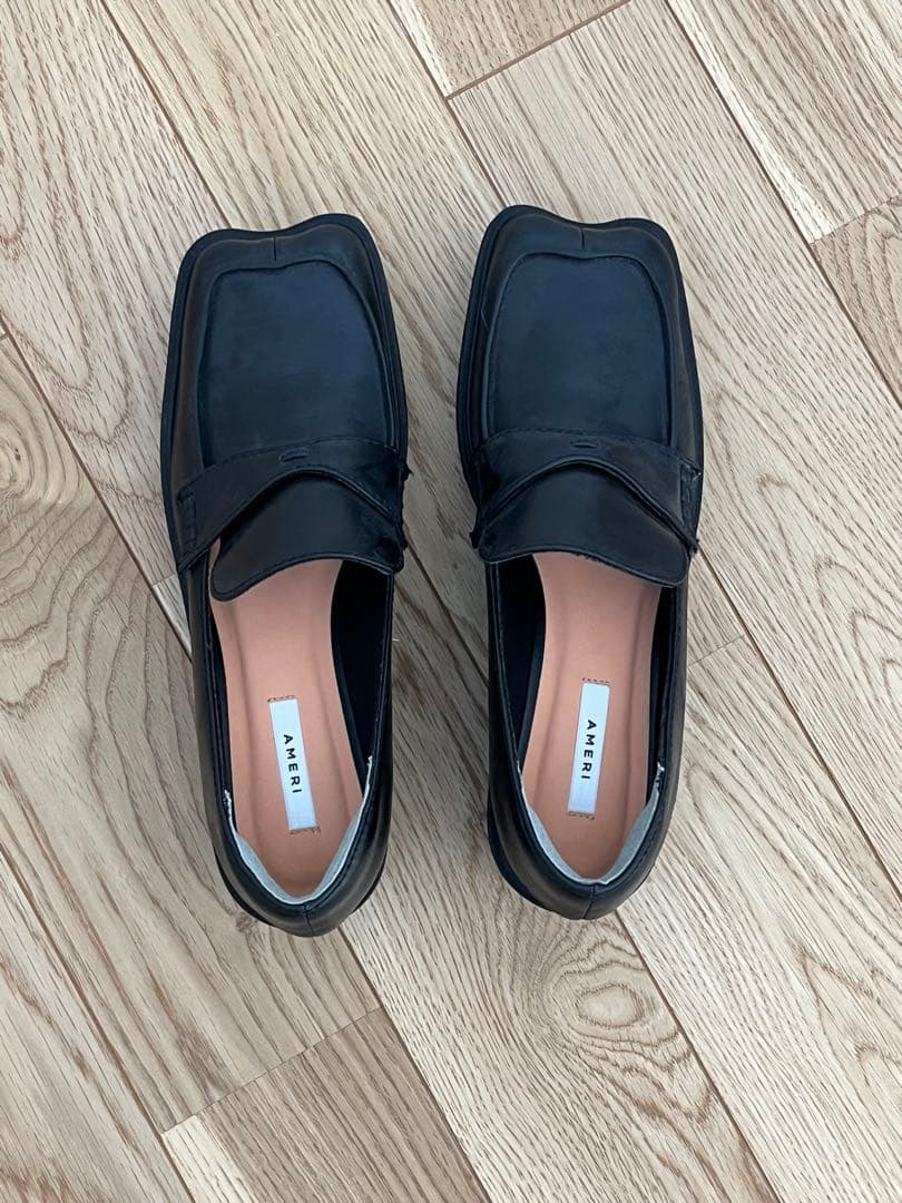 【AMERI】WAVE CUTTING PLATFORM LOAFER