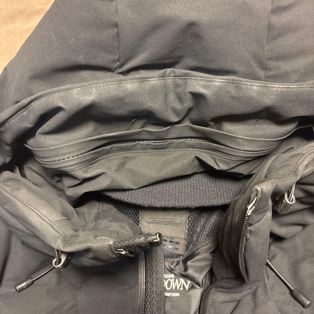 デサント オルテライン 水沢ダウン マウンテニア DALT3371 ブラック L