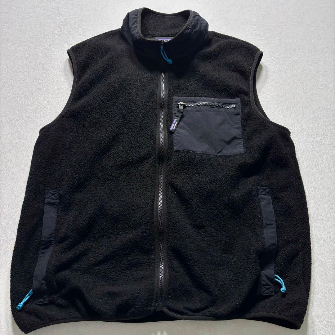 patagonia パタゴニア シンチラ フリース ベスト ブラック Lサイズ