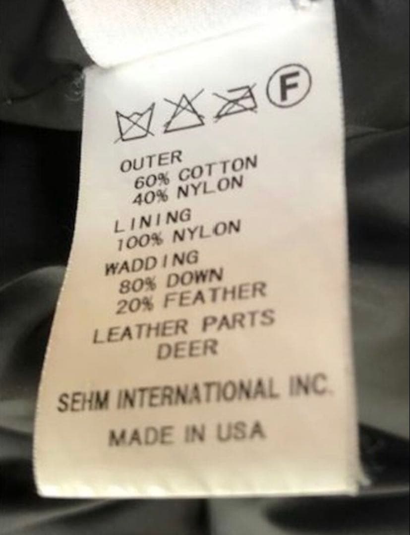 クレセントダウンワークス　別注　ダウンジャケット Sサイズ　ブラック