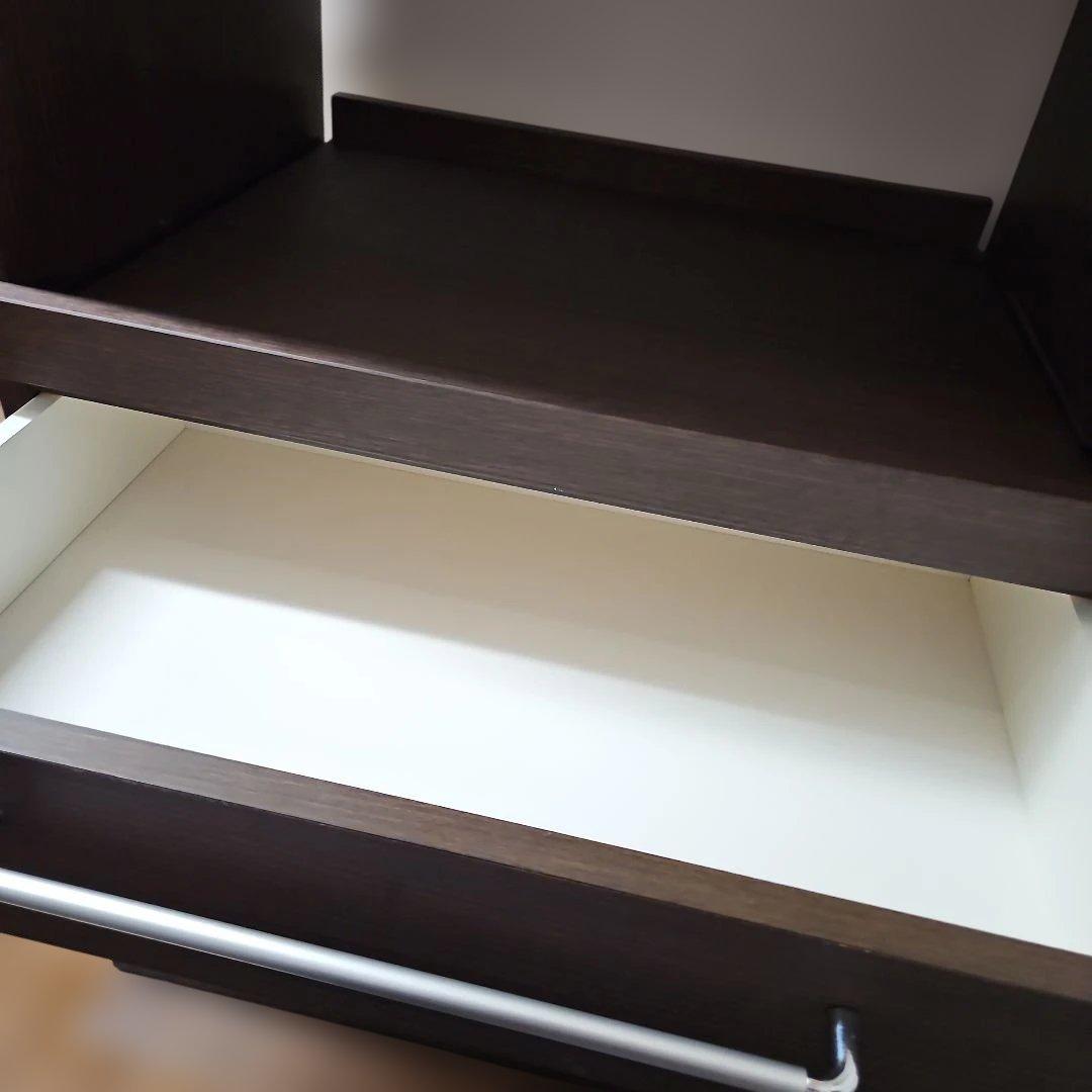 カグレ 大型レンジ対応レンジボード 幅60cm／スライド棚・2口コンセント付き