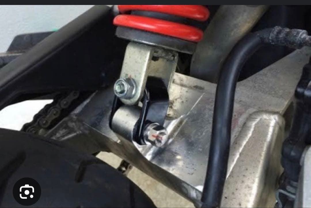 ホーネット250 ヒップアップアダプター