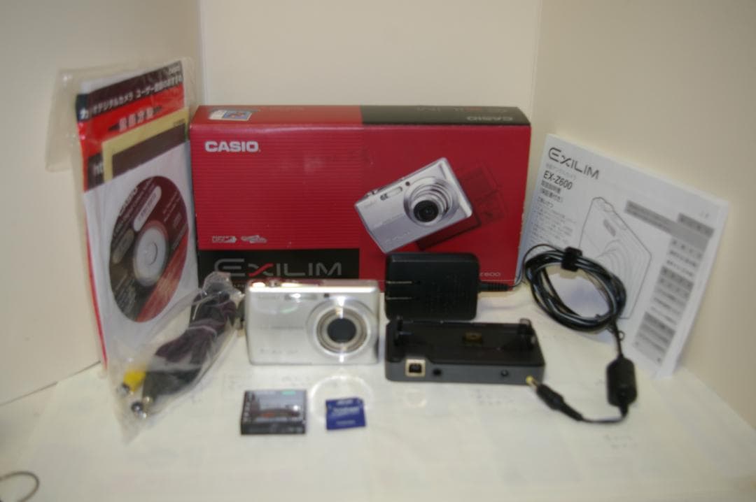 【作動確認済みコンデジ】カシオエクシリムＥＸ-Ｚ６００ （管理番号：D９）