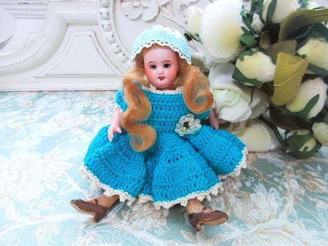 アンティーク　ミニョネット　STBJ　☆　フレンチ　ビスクドール