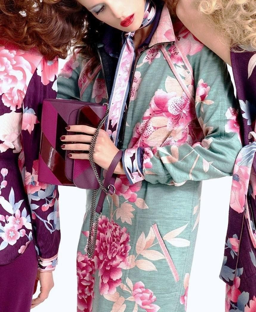 新品　大きいサイズ　レオナール　ワンピース　ライン 両面着用　40～42