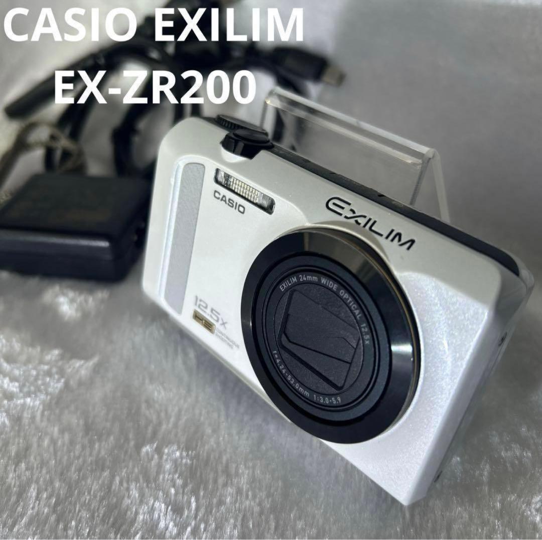 美品 CASIO カシオ EXILIM EX-ZR200 コンデジ 動作確認済