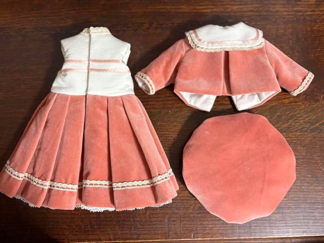 アンティークドール ビスクドール ドレス ジャケット レース セーラーカラー