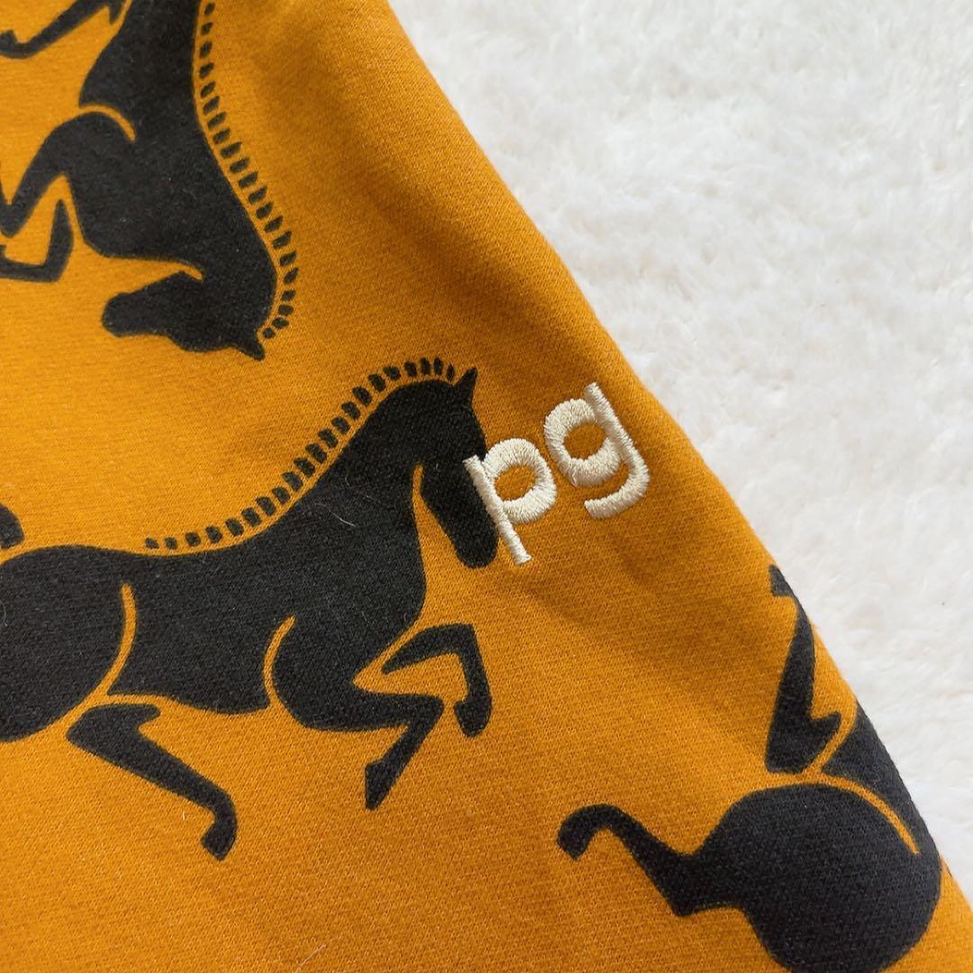 美品 パーリーゲイツ　セットアップ　 馬　ホース　柄　フレアスカート　ジャケット