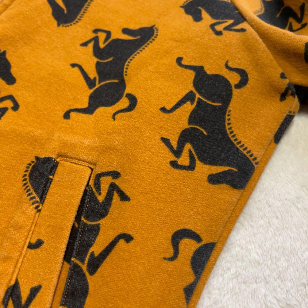 美品 パーリーゲイツ　セットアップ　 馬　ホース　柄　フレアスカート　ジャケット