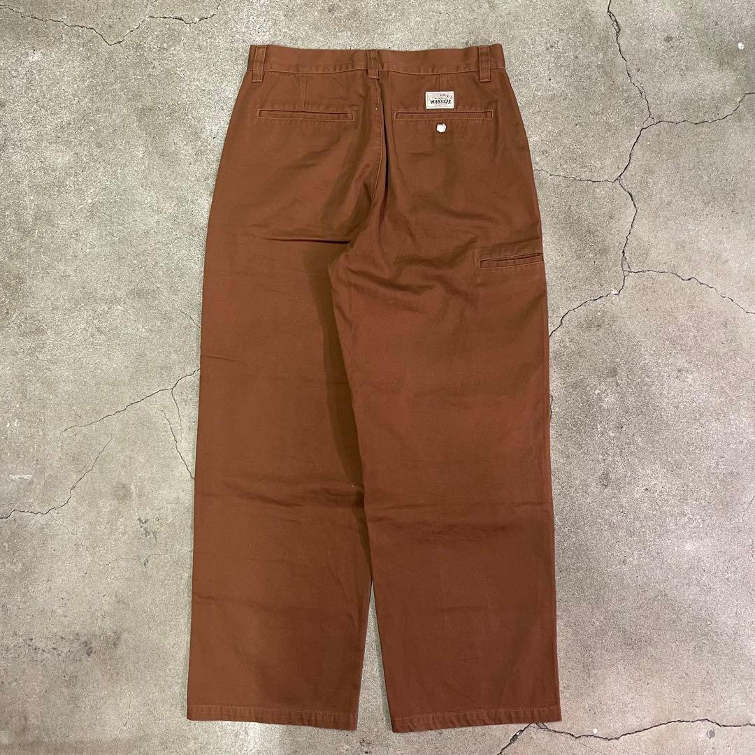 パンツ Stussy WORKGEAR TROUSER TWILL BROWN 30