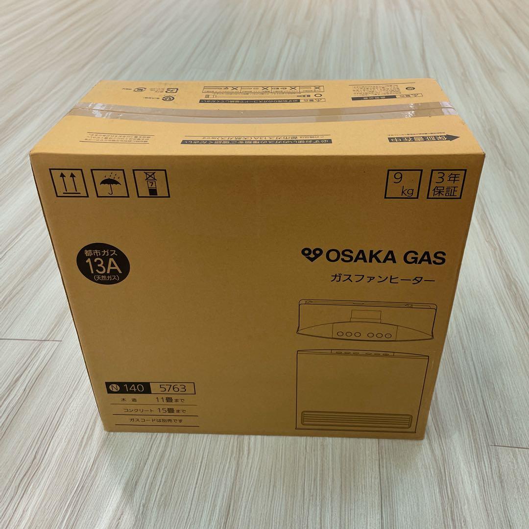 新品 未使用 140-5763型 大阪ガス ガスファンヒーター