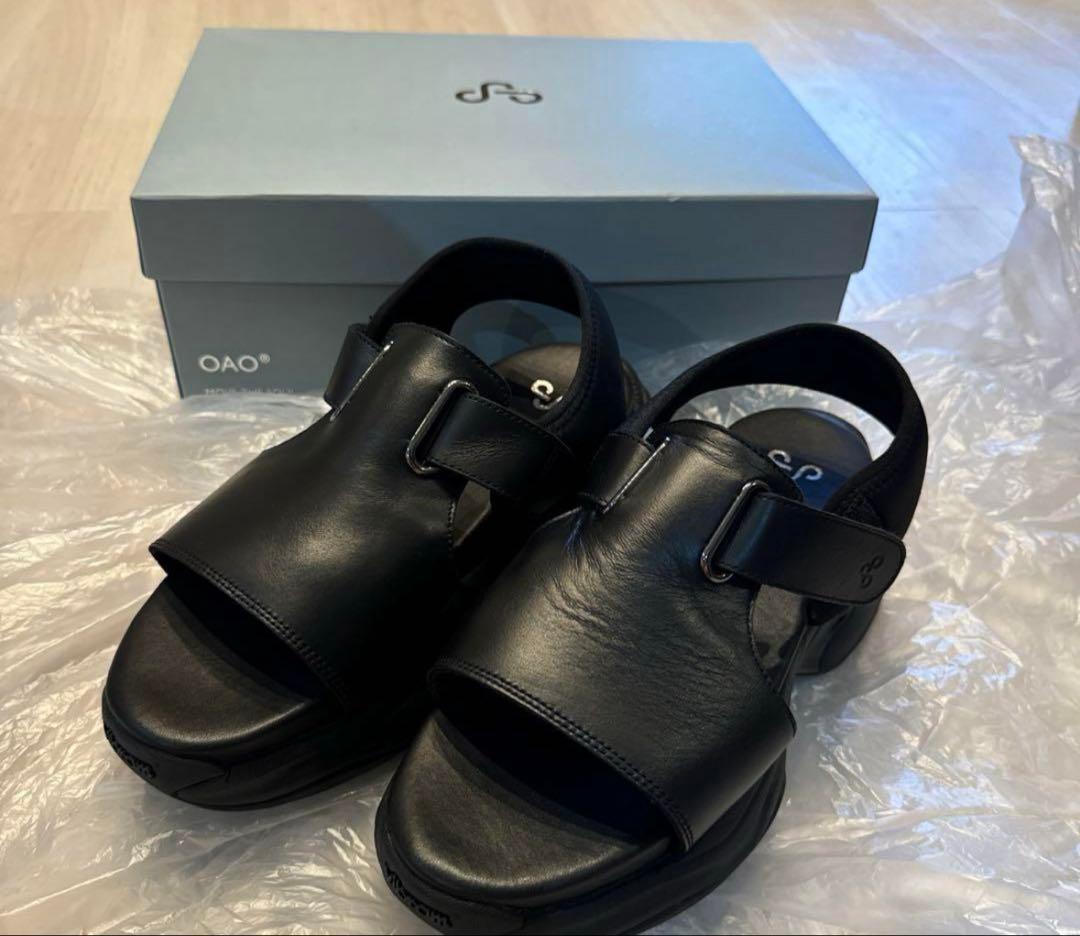 【美品】OAO MONOLITH サンダル ブラック　27.5cm 撥水済み