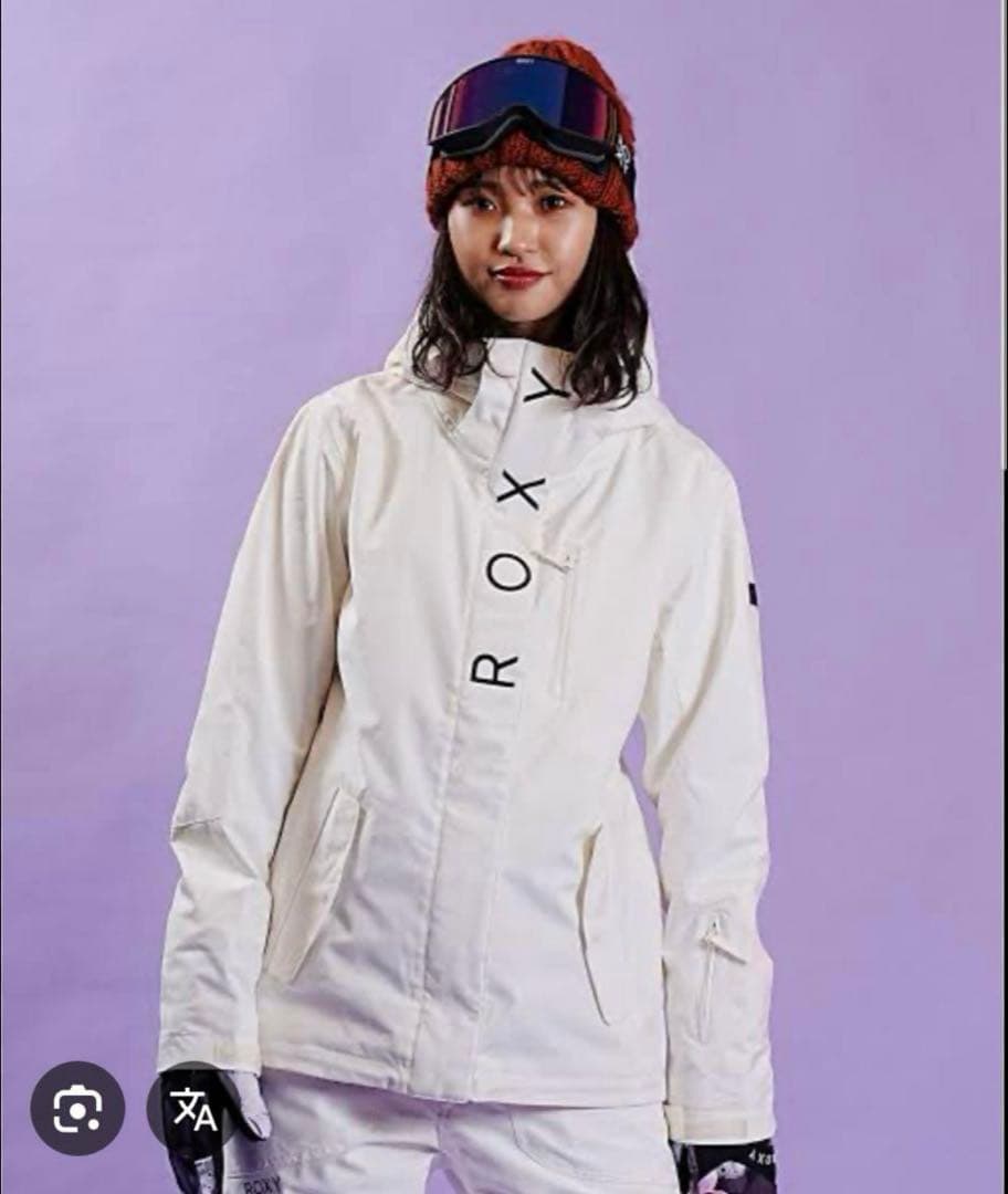 ROXY スノボウェア 上下セット白