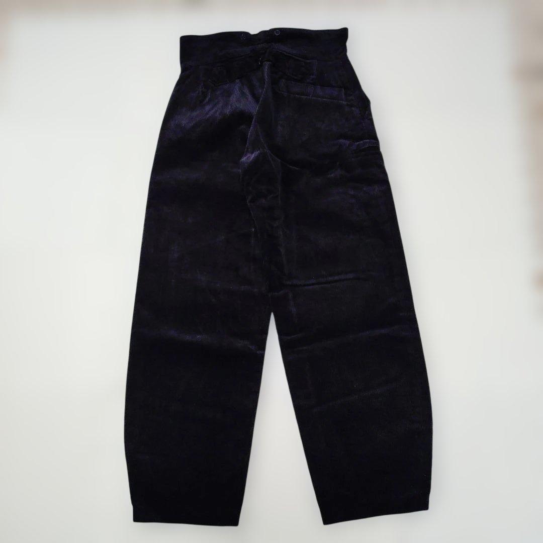 稀少! アナトミカ ヘビーコーデュロイパンツ 黒 40 フランス ビンテージ