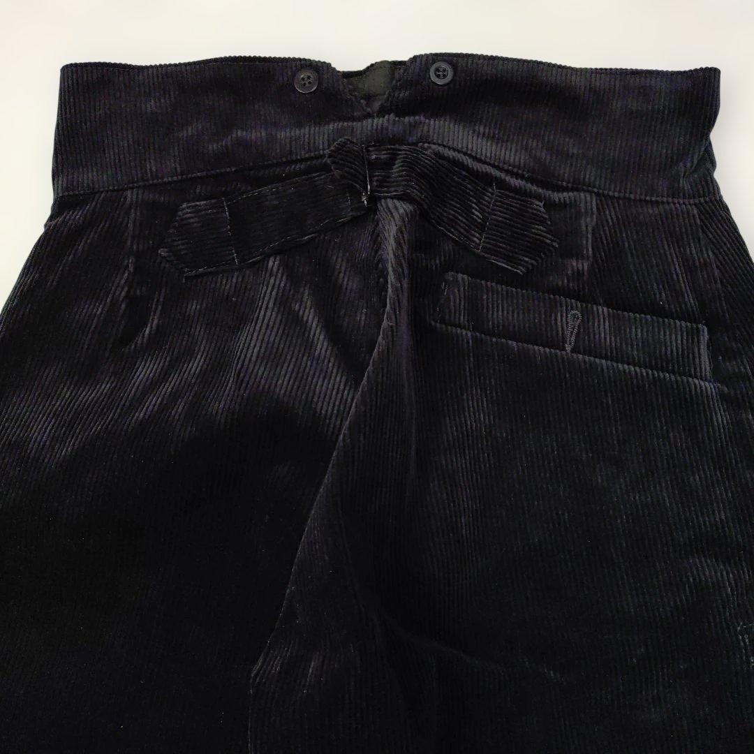 稀少! アナトミカ ヘビーコーデュロイパンツ 黒 40 フランス ビンテージ