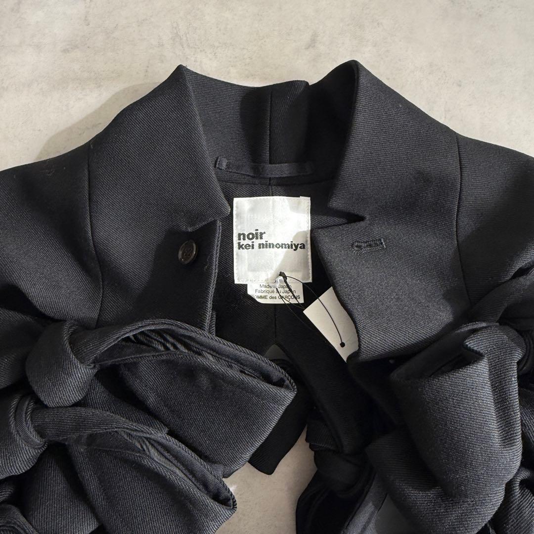 noir kei ninomiya リボン ボレロジャケット コムデギャルソン