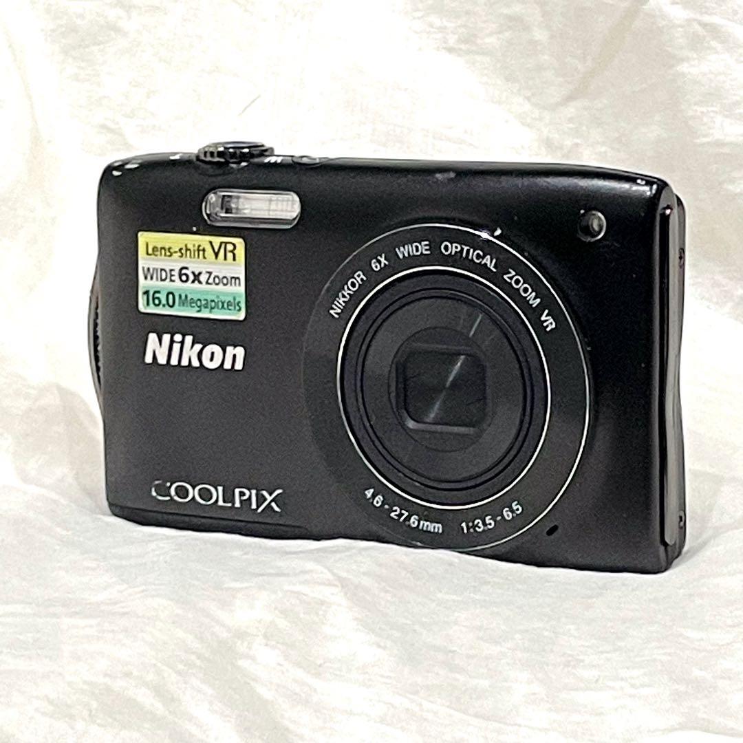 NIKON COOLPIX S3300 ブラック コンパクトデジタルカメラ