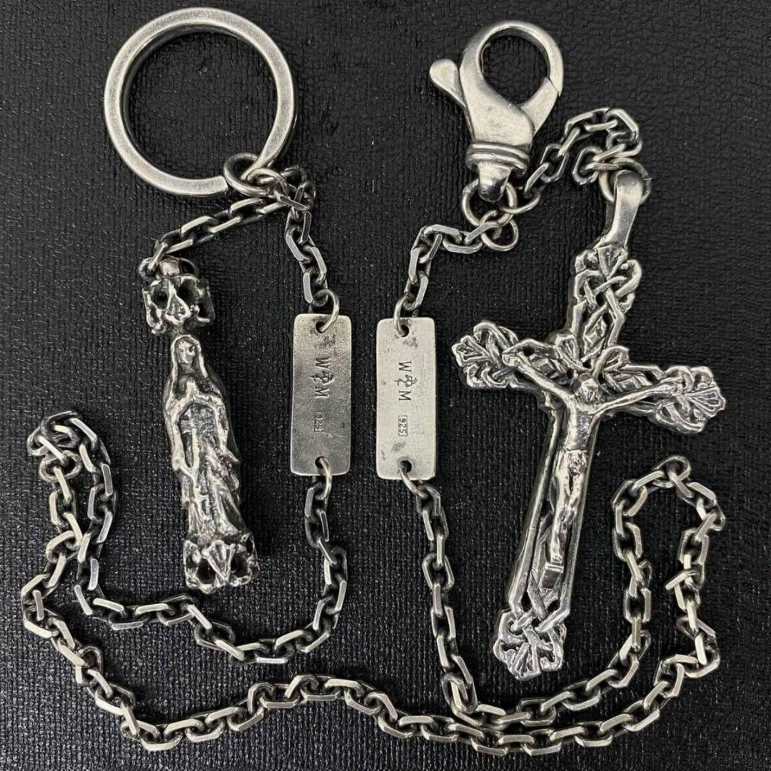 WACKO MARIA シルバー キリスト クロス マリア ウォレットチェーン