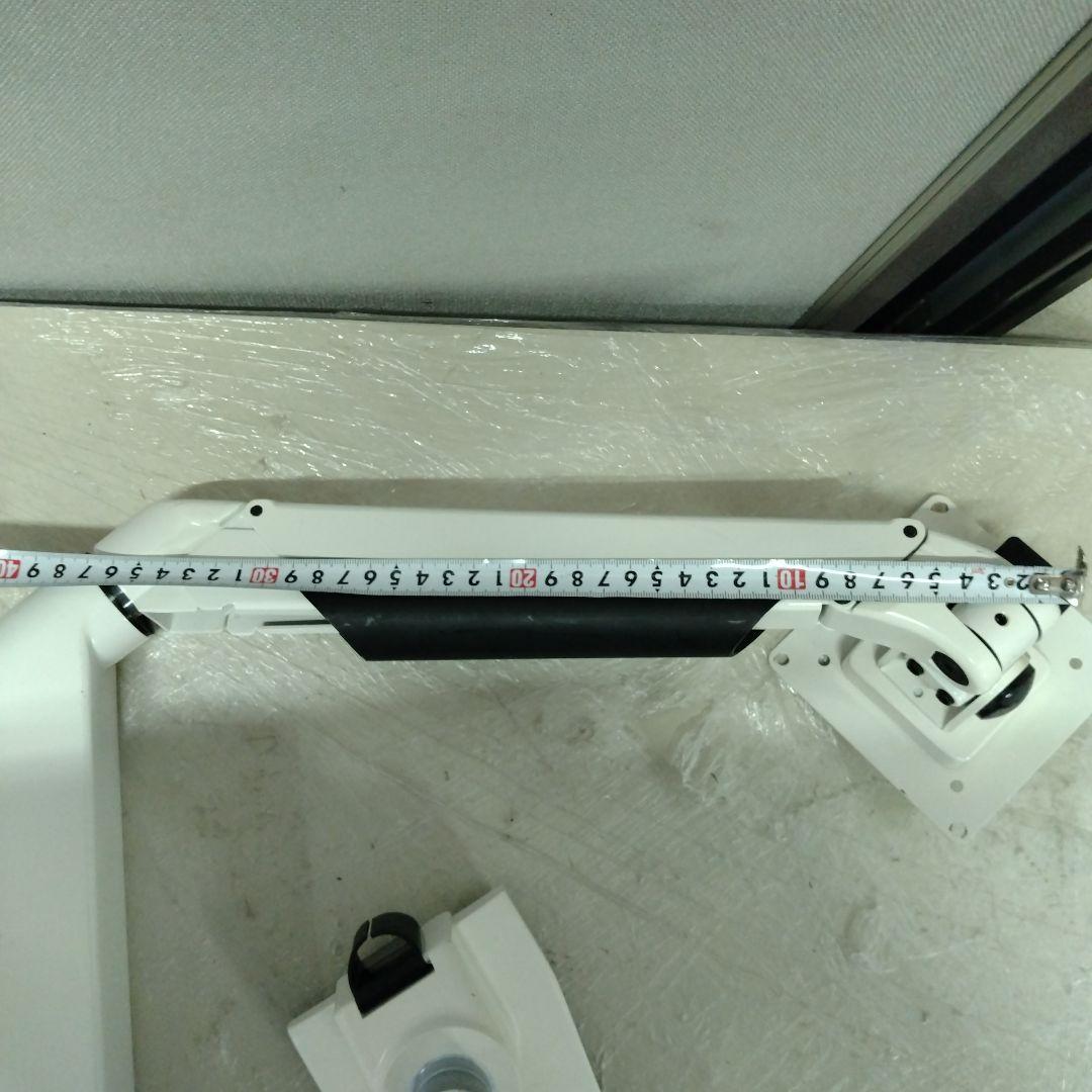 サンワサプライ　水平垂直多関節液晶モニターアーム　ホワイト　YK