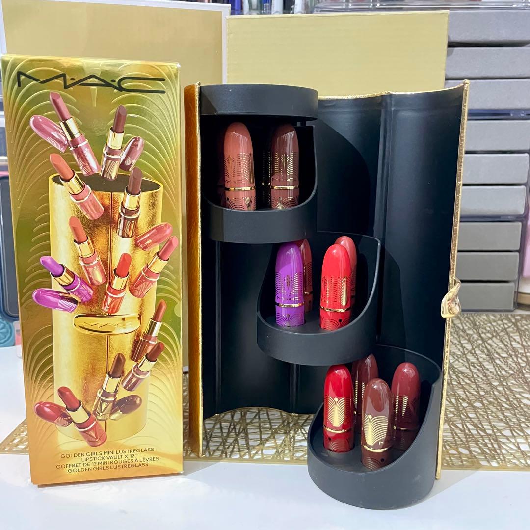 MAC マック　2024 ホリデー限定　ミニリップ12本セットとケース