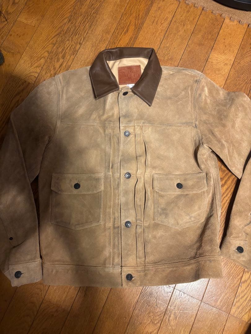名品 RRL ダブルアールエル スエードジャケット 2nd タイプ M 50s